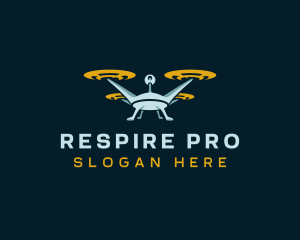 Drone Lens Propeller logo design