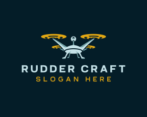 Drone Lens Propeller logo design