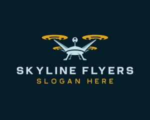 Drone Lens Propeller logo design