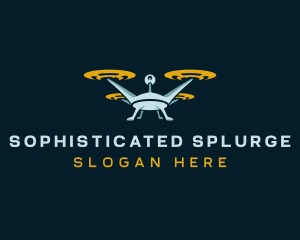 Drone Lens Propeller logo design