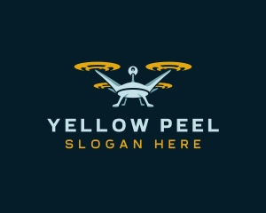 Drone Lens Propeller logo design