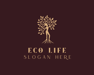 Nature Woman Tree logo design