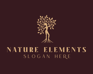 Nature Woman Tree logo design