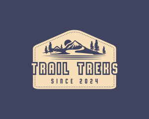 Mountain Trail Adventure logo design