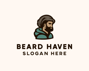 Cool Beard Man logo design