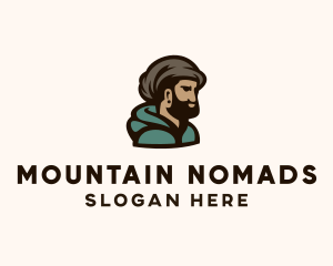 Cool Beard Man logo design