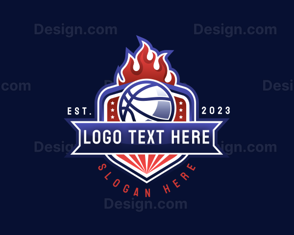 Basketball Competition League Logo