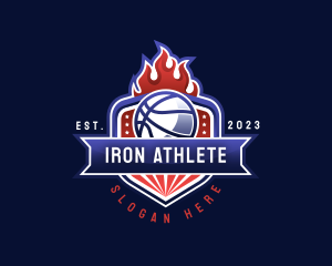 Basketball Competition League logo design