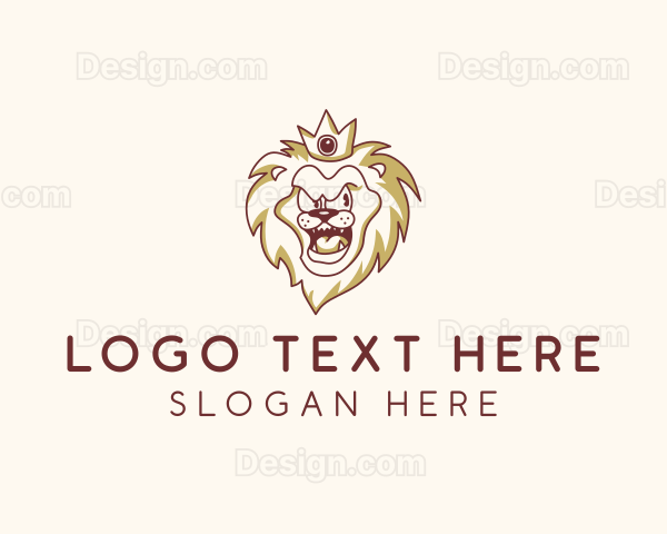 Lion King Crown Logo