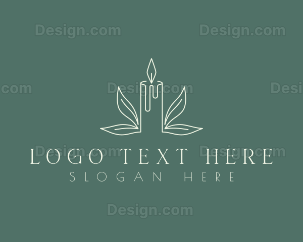 Candle Leaves Wellness Logo