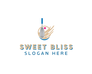 Whisk Batter Bake logo design