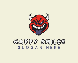 Devil Horn Tongue logo design