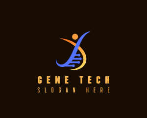 Human DNA Laboratory logo design