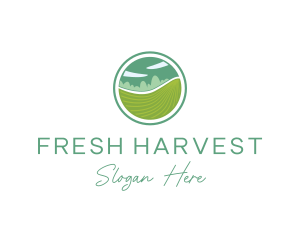 Agriculture Farming Field logo design