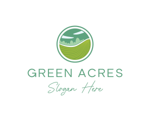 Agriculture Farming Field logo design