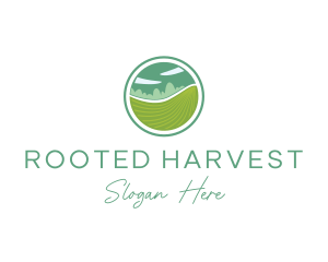 Agriculture Farming Field logo design