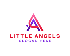 Digital Tech Agency Letter A Logo