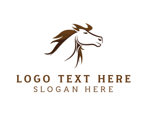 Animal Horse Riding Logo