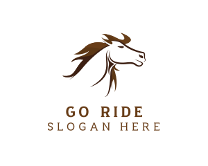 Animal Horse Riding logo design