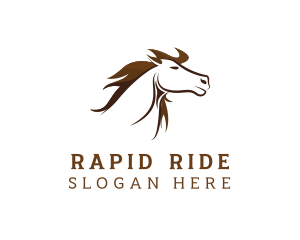 Animal Horse Riding logo design