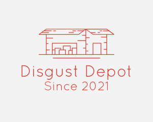 Red Warehouse Facility logo design