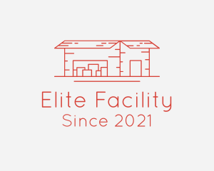 Red Warehouse Facility logo design