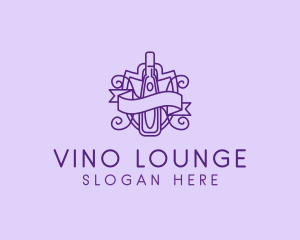 Liquor Winery Crest logo