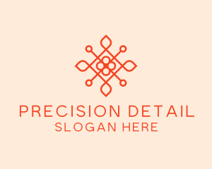 Flower Petal Pattern logo design