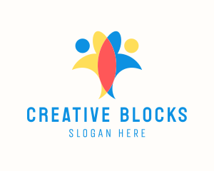 Creative People Team logo design