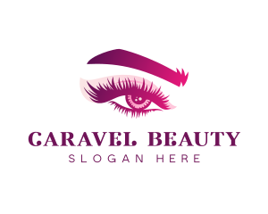 Eyelash Makeup Beauty Salon logo design