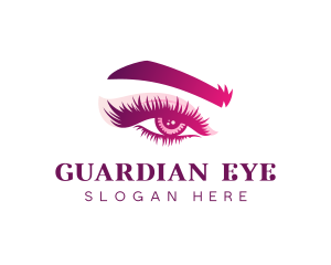 Eyelash Makeup Beauty Salon logo design