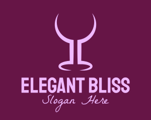 Purple Wine Glass Bar logo
