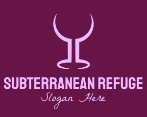 Purple Wine Glass Bar logo