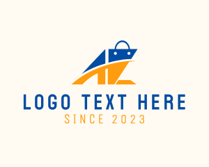 Handbag - Shopping Bag Letter A logo design