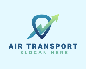 Arrow Shipment Delivery logo design