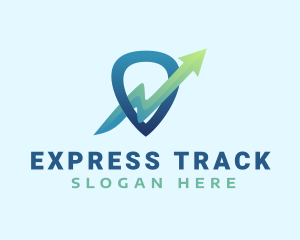 Arrow Shipment Delivery logo design