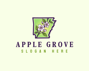 Arkansas Apple Blossom logo design