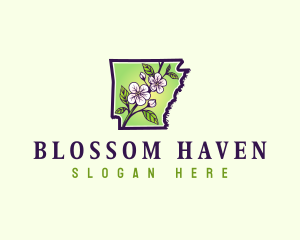 Arkansas Apple Blossom logo design