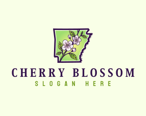 Arkansas Apple Blossom logo design