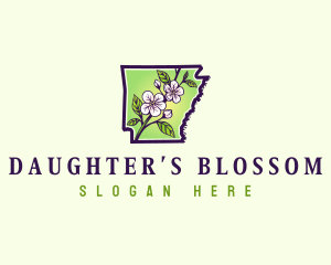 Arkansas Apple Blossom logo design