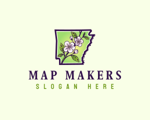 Arkansas Apple Blossom logo design