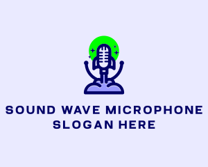 Microphone Rocket Podcast logo