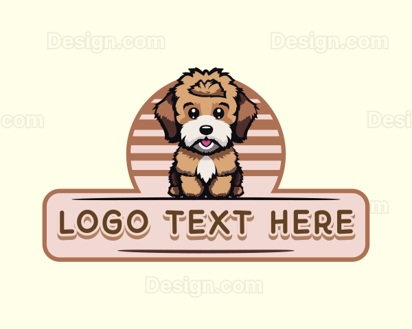 Dog Pet Grooming Logo