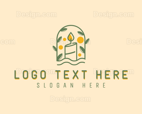 Candle Flame Light Logo