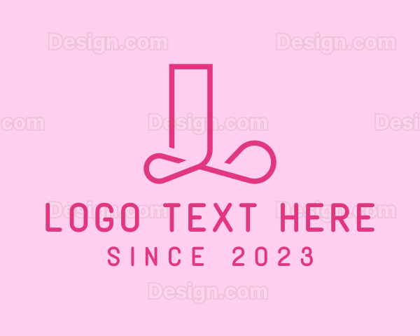 Fancy Feminine Letter L Logo