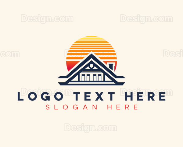 Sunset Roof Property Logo