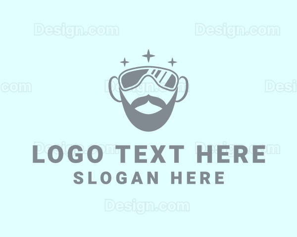 Cool Beard Sunglasses Logo