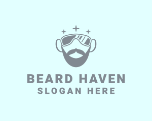 Cool Beard Sunglasses logo design