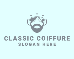 Cool Beard Sunglasses logo design