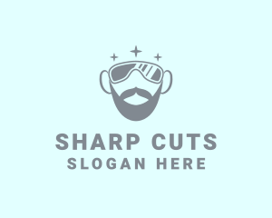 Cool Beard Sunglasses logo design